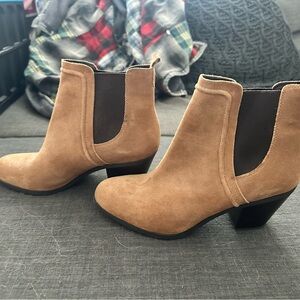 Sam Edelman Brown Suede Ankle Booties